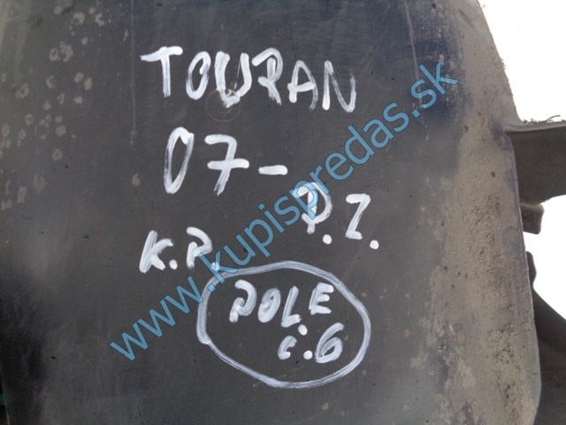 pravý zadný podblatník na vw volkswagen touran , 1T0810972H